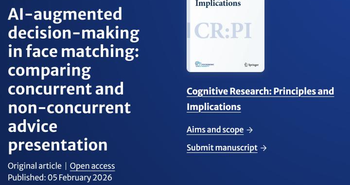 Can the timing of AI advice reduce overreliance? Evidence from face matching